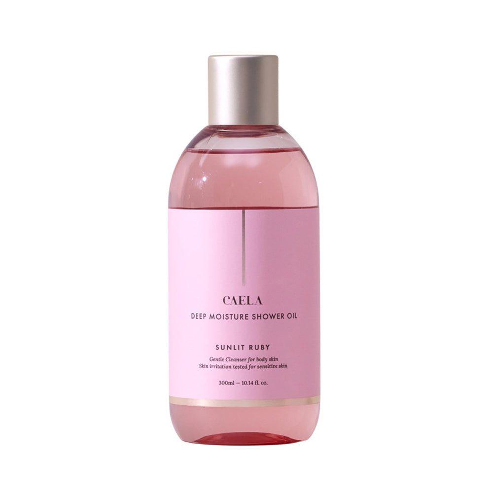 CaelaDeepMoistureShowerOil-SunlitRuby300ml-1