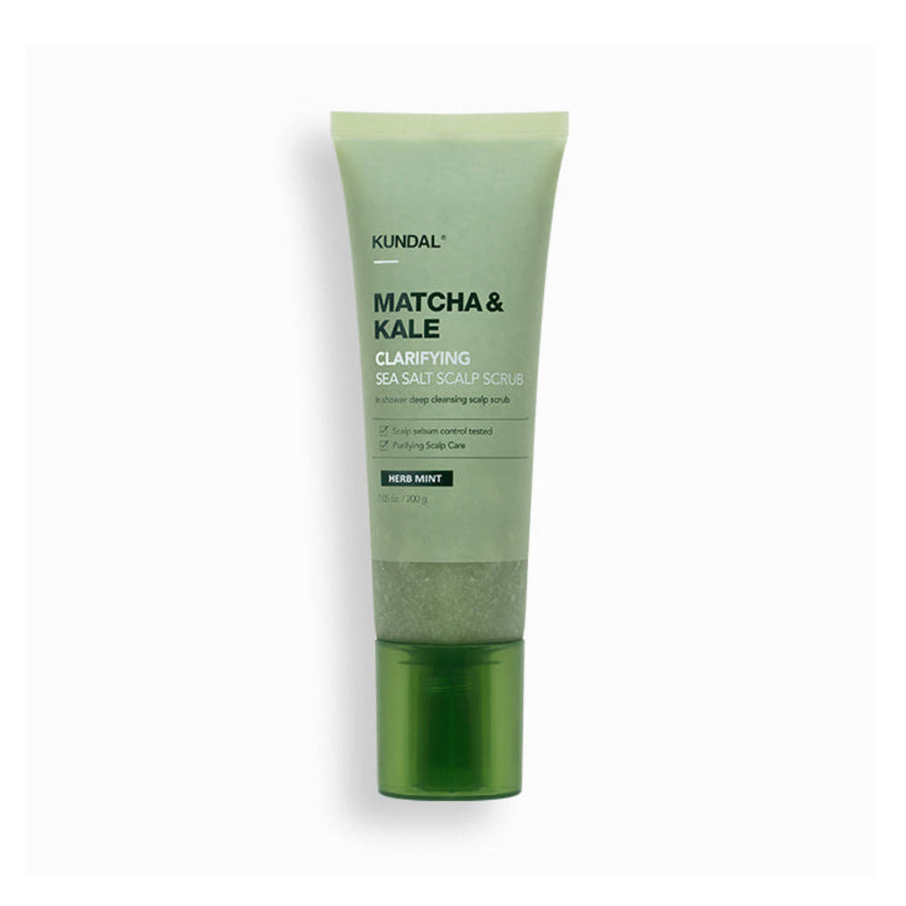 KUNDALMatcha_KaleClarifyingSeaSaltScalpScrubShampoo_HerbMint_200g-1