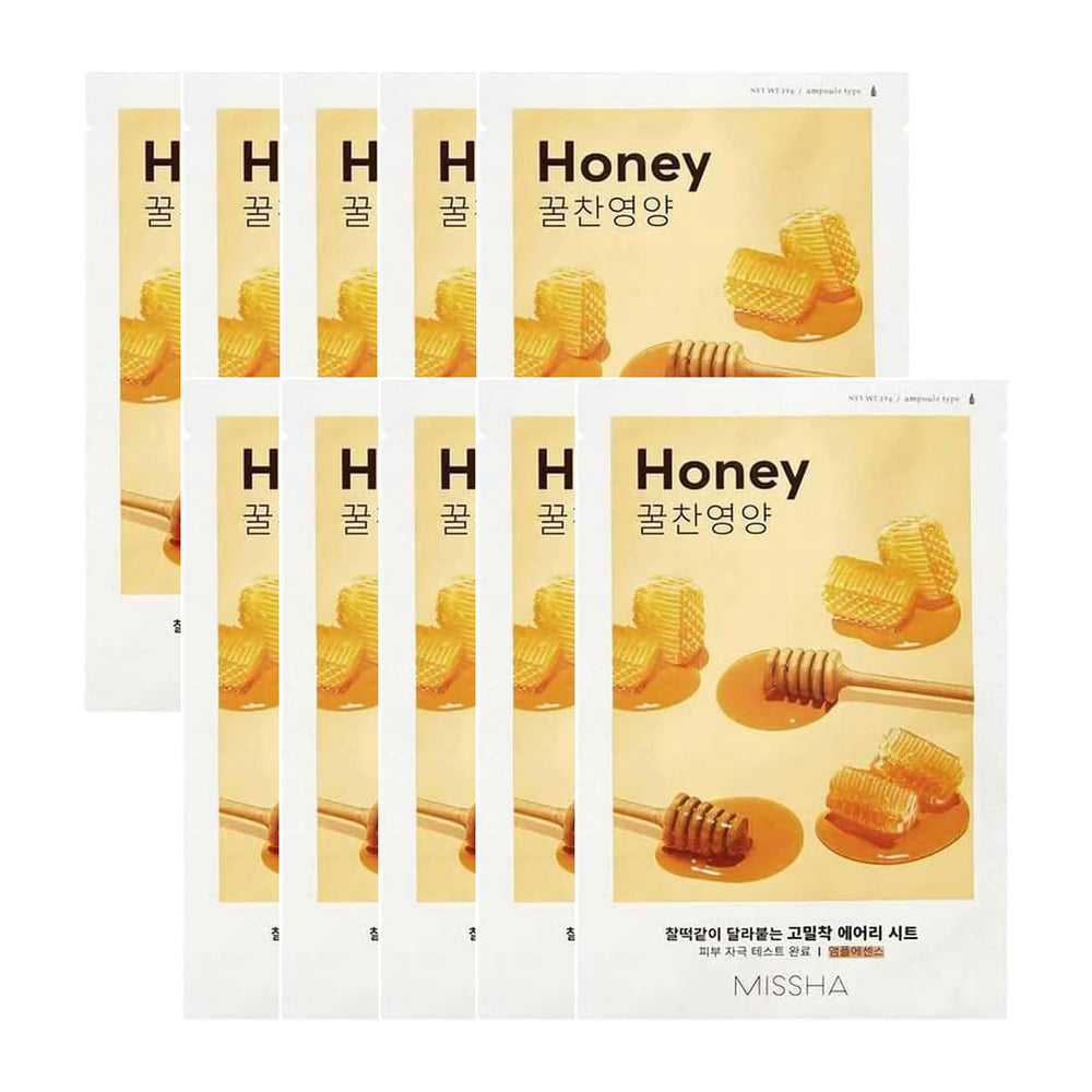 MISSHAAiryClose-fittingHoneySheetMask19g20ea-1