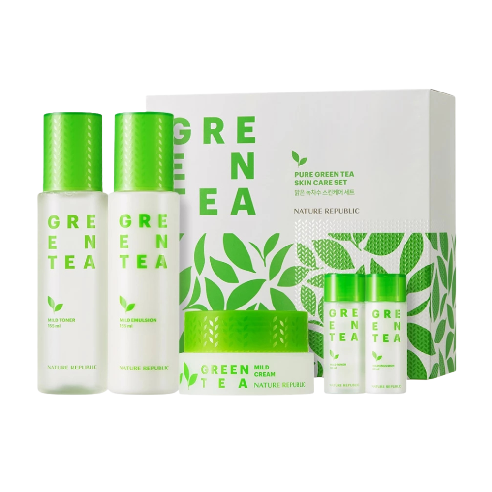 NATUREREPUBLICPureGreenTeaSkincareSpecialSet-1