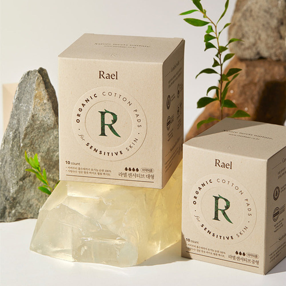RaelOrganicCottonCoverSensitiveSanitaryPadsMedium_8Packs-1