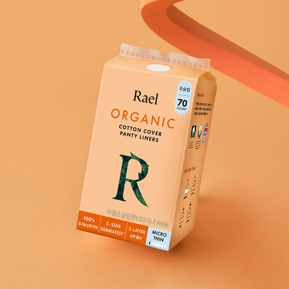 RaelOrganicCottonCoverUltraSlimLiners70pcsx6Packs-1