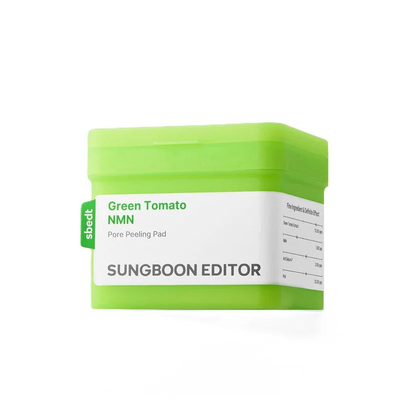 SUNGBOONEDITORGreenTomatoNMNPorePeelingPads_60Pads_-1