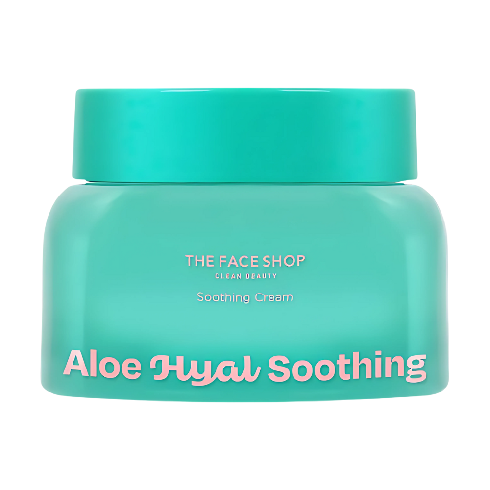 THEFACESHOPAloeHyaluronicAcidMoistureSoothingCream60ml-1