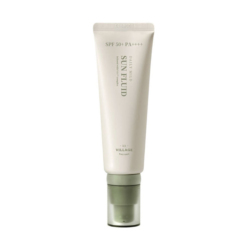 VILLAGE11FACTORYDailyMildSunFluidSPF50_PA_50ml-1