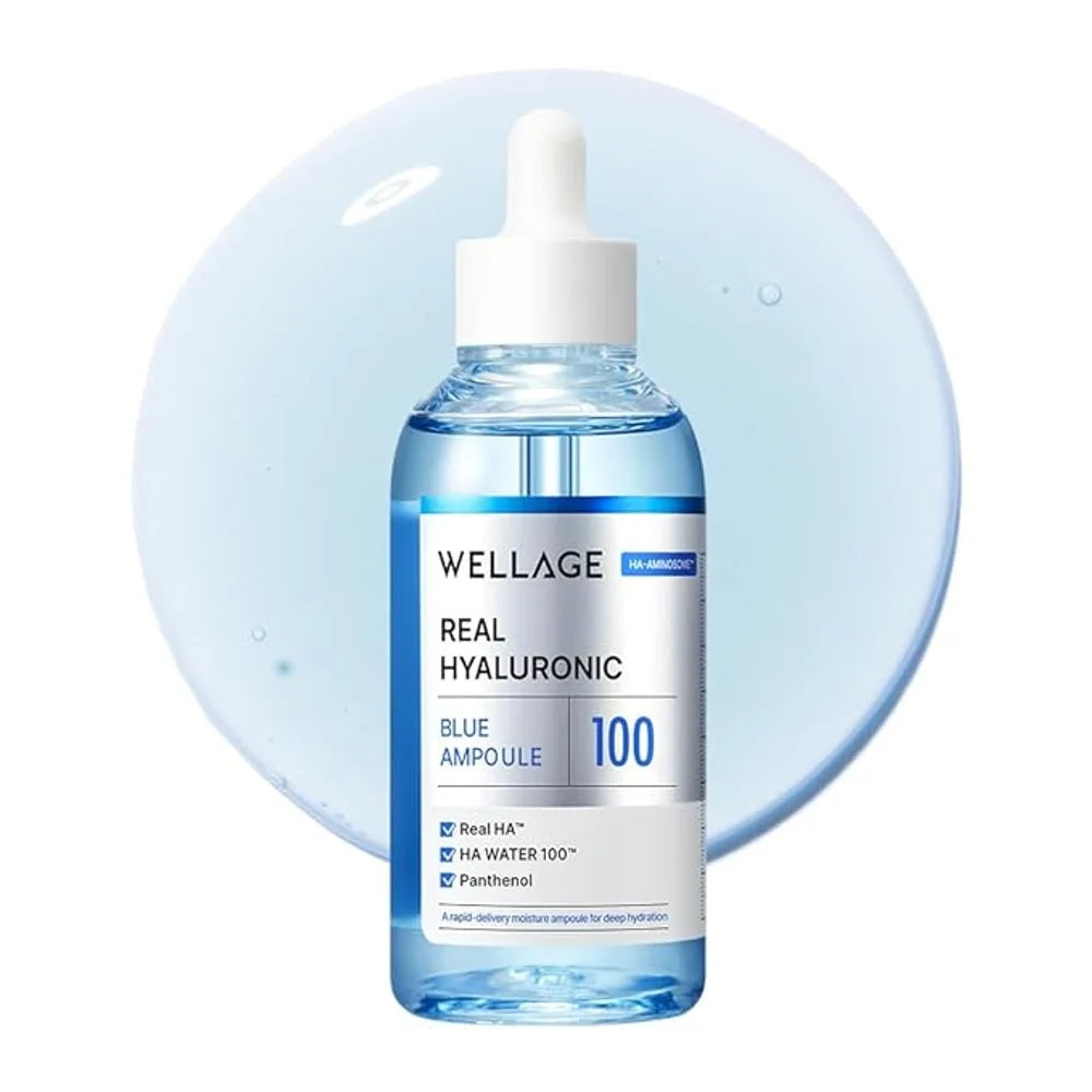 WELLAGERealHyaluronicHyaluronicAcidBlue100Ampoule100ml-1
