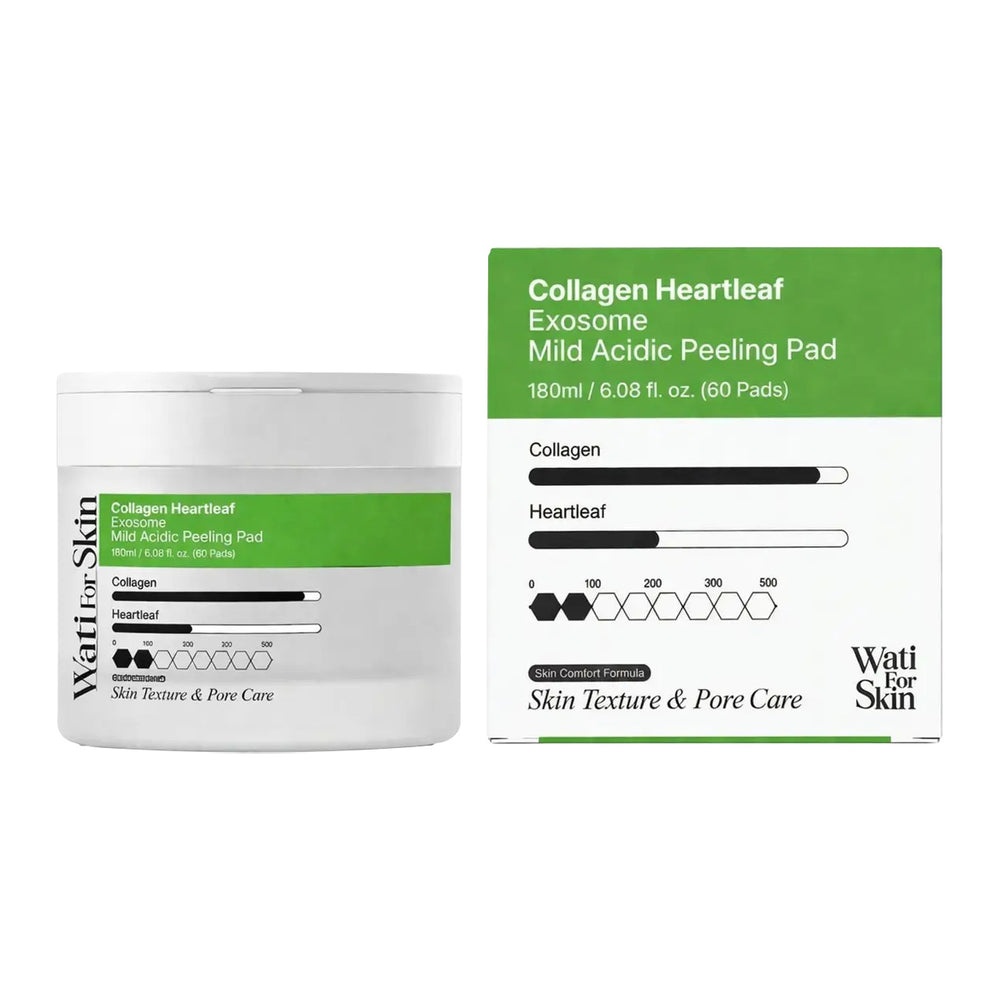 WatiForSkinCollagenHeartleafExosomeMildlyAcidicPeelingPad180ml60ea-1