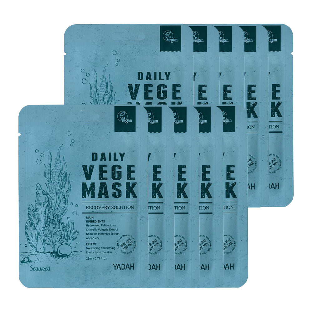 YADAHDailyVegeMaskPackSeaweed23ml10ea-1