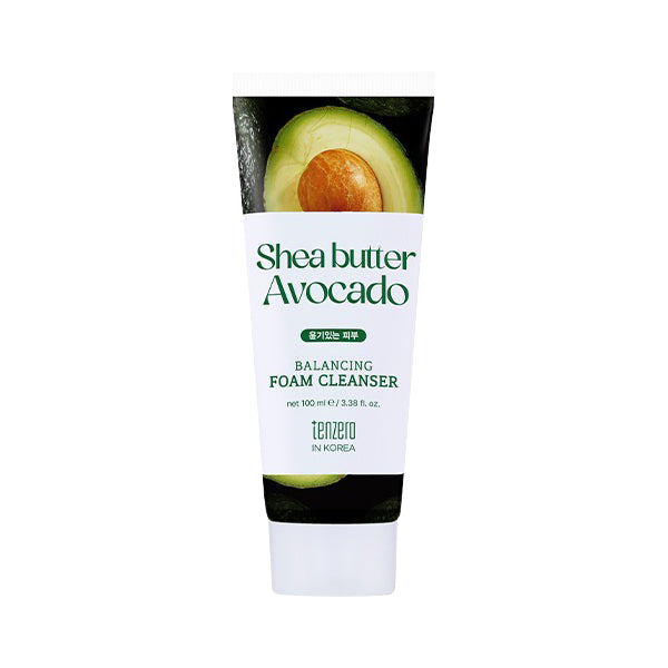 tenzeroBalancingFoamCleanserSheaButterAvocado100ml-1