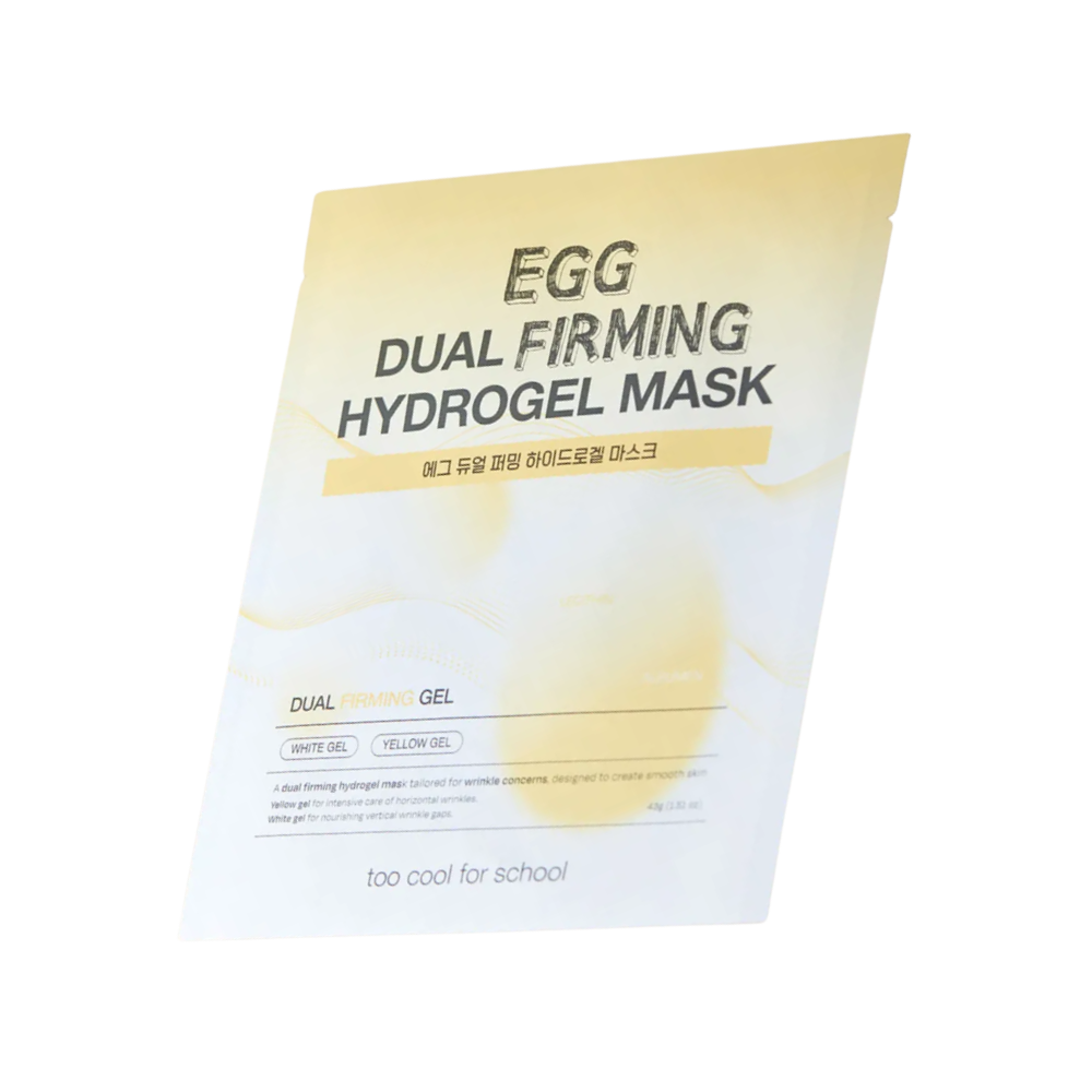 toocoolforschoolEggDualFirmingHydrogelMask_2Sheets_-1