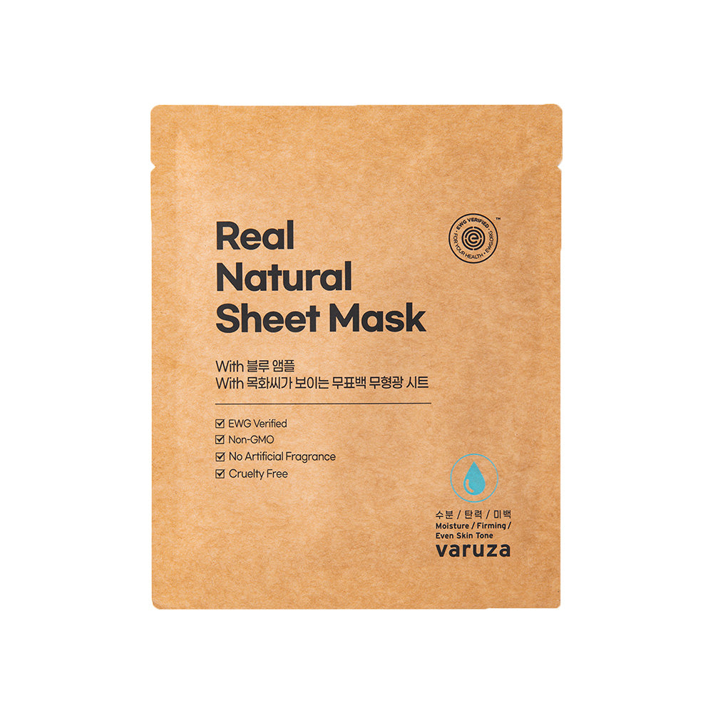 varuzaRealNaturalSheetMaskWithBlueAmpoule25g